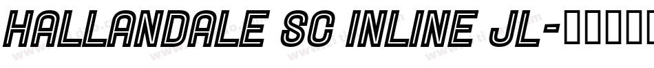 Hallandale SC Inline JL字体转换
